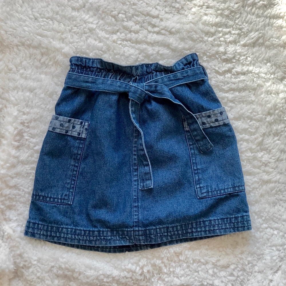 Girls Blue Jean Skirt